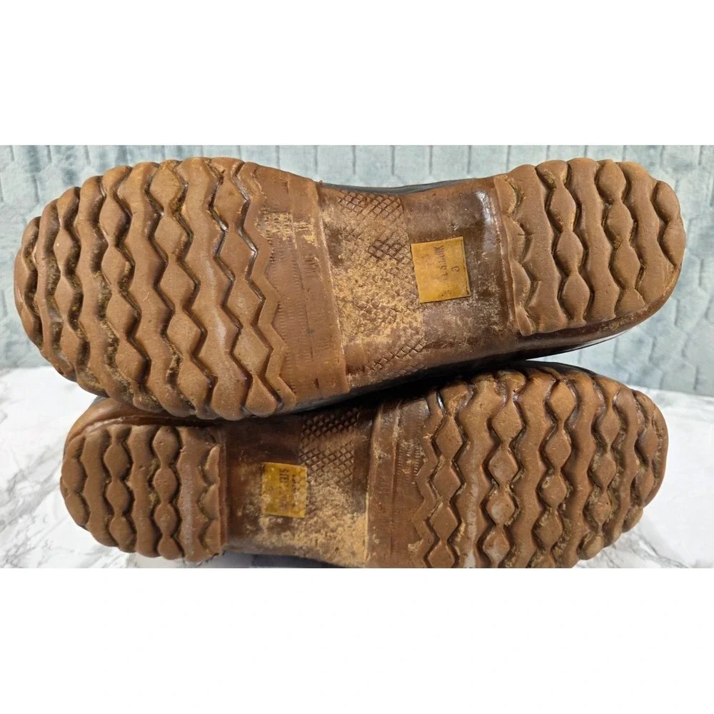 CABELA'S STEEL SHANK THINSULATE DUCK BOOTS‎ HUNTING HIKING CAMP MENS SIZE 8